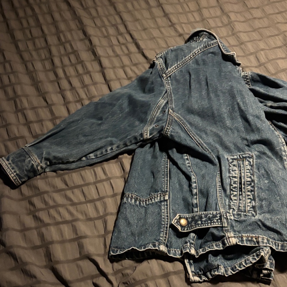 Perry Ellis Blue Denim Jacket - Picture 3 of 4